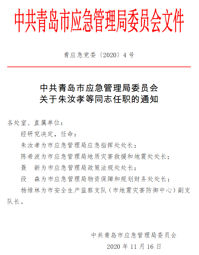 宾川县应急管理局人事任命，构建高效专业应急管理体系